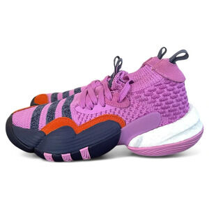 ADIDAS Trae Young 2 Signature Series Basketball Purple Orange Sneaker youth 4.5